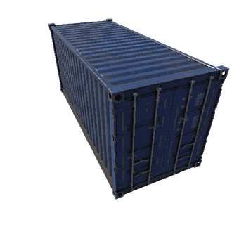 Cargo Container Blue